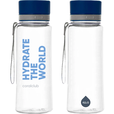 Бутылка для воды EQUA "Hydrate the world"