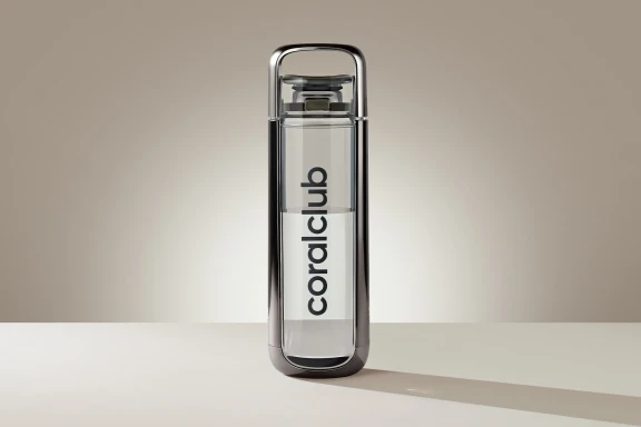 Бутылка для воды KOR One, черный никель